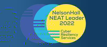 Recognised a Leader in NelsonHall Cyber Resiliency Services NEAT report 2022