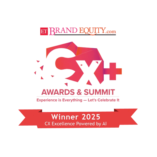 et-cx-awards-2025-for-cx-excellence-powered-by-ai-badge