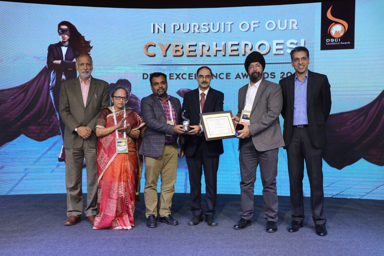 NASSCOM DSCI Excellence Award 2019 for Cyber Security Services