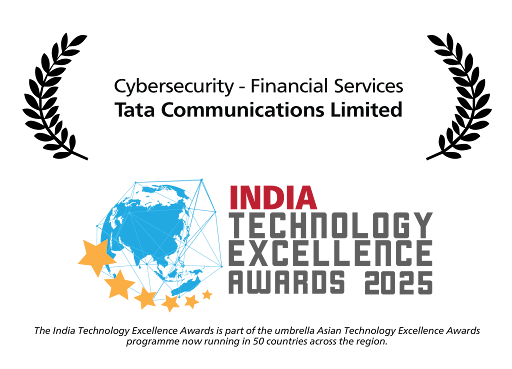 Tata Communications Wins India Technology Excellence Award for Cybersecurity – Financial Services 2025