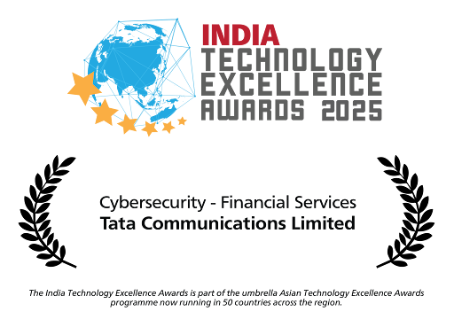 Tata Communications Wins India Technology Excellence Award for Cybersecurity – Financial Services 2025