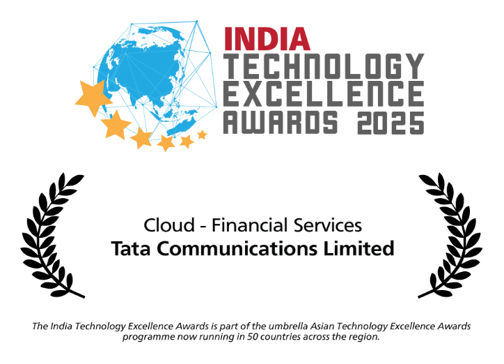 Tata Communications has been recognised at the Asian Technology Excellence Awards 2025 for Cloud Services; 4th time in a row.​