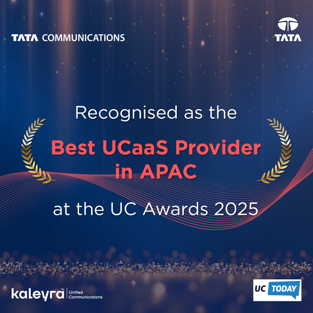 Tata Communications Wins Best UCaaS Provider in APAC at the UC Awards 2025 by UC Today